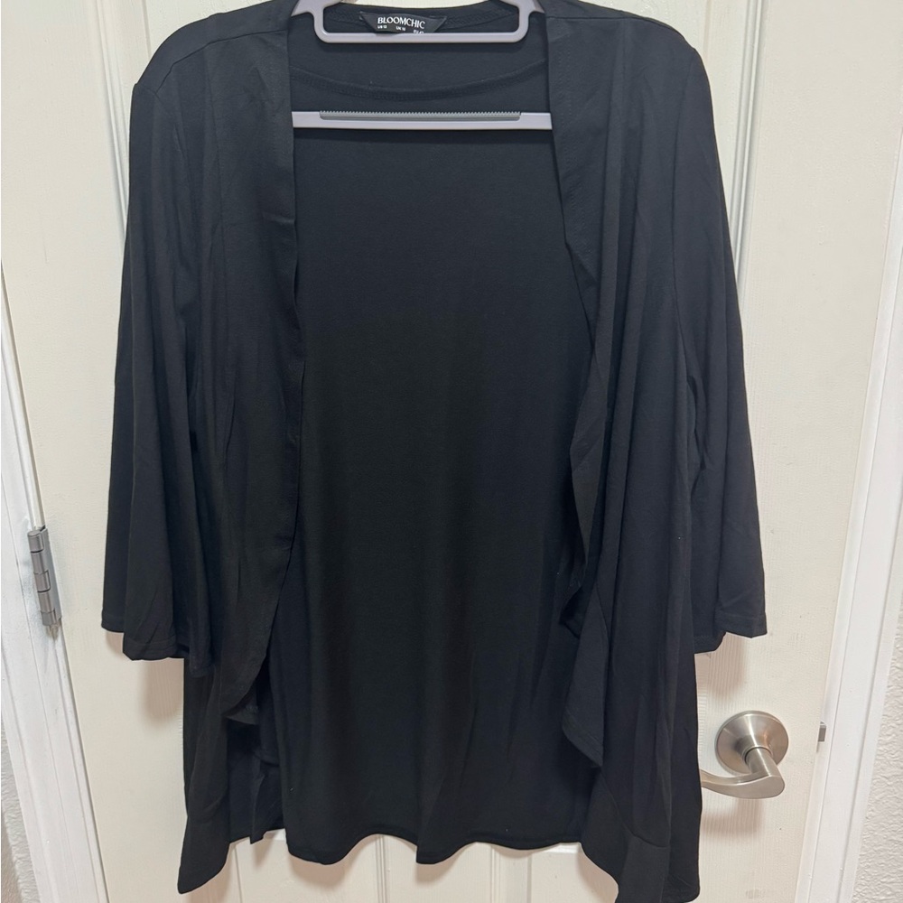 BloomChic Classic Black Cardigan